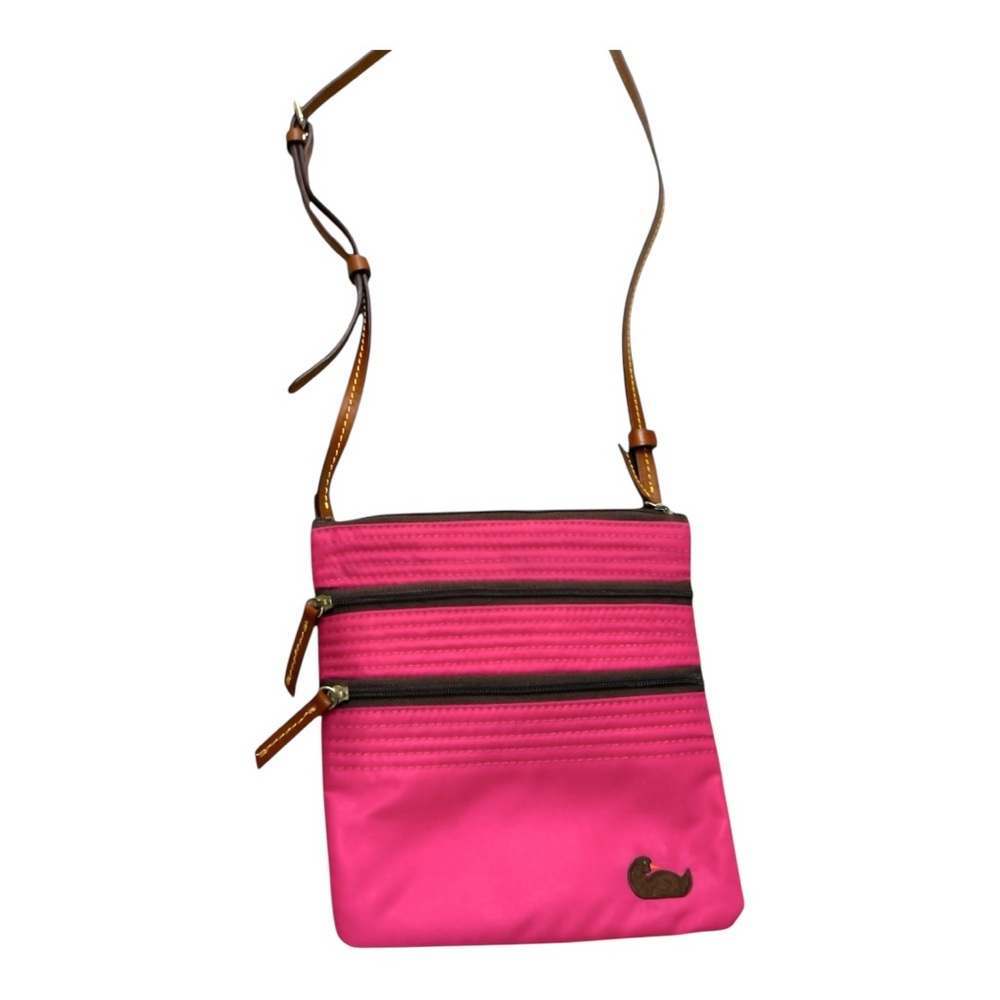 Dooney & Bourke North South Triple Zip crossbody bag excellent condition - Picture 2 of 8
